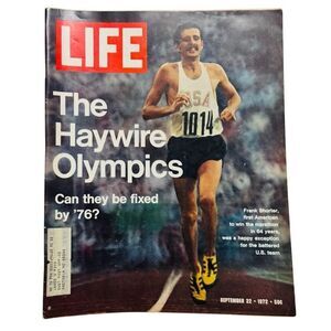 LIFE Magazine, SEPTEMBER 22, 1972, OLYMPIAN FRANK SHORTER Cover, GEORGE C. SCOTT